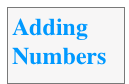 Adding Numbers
